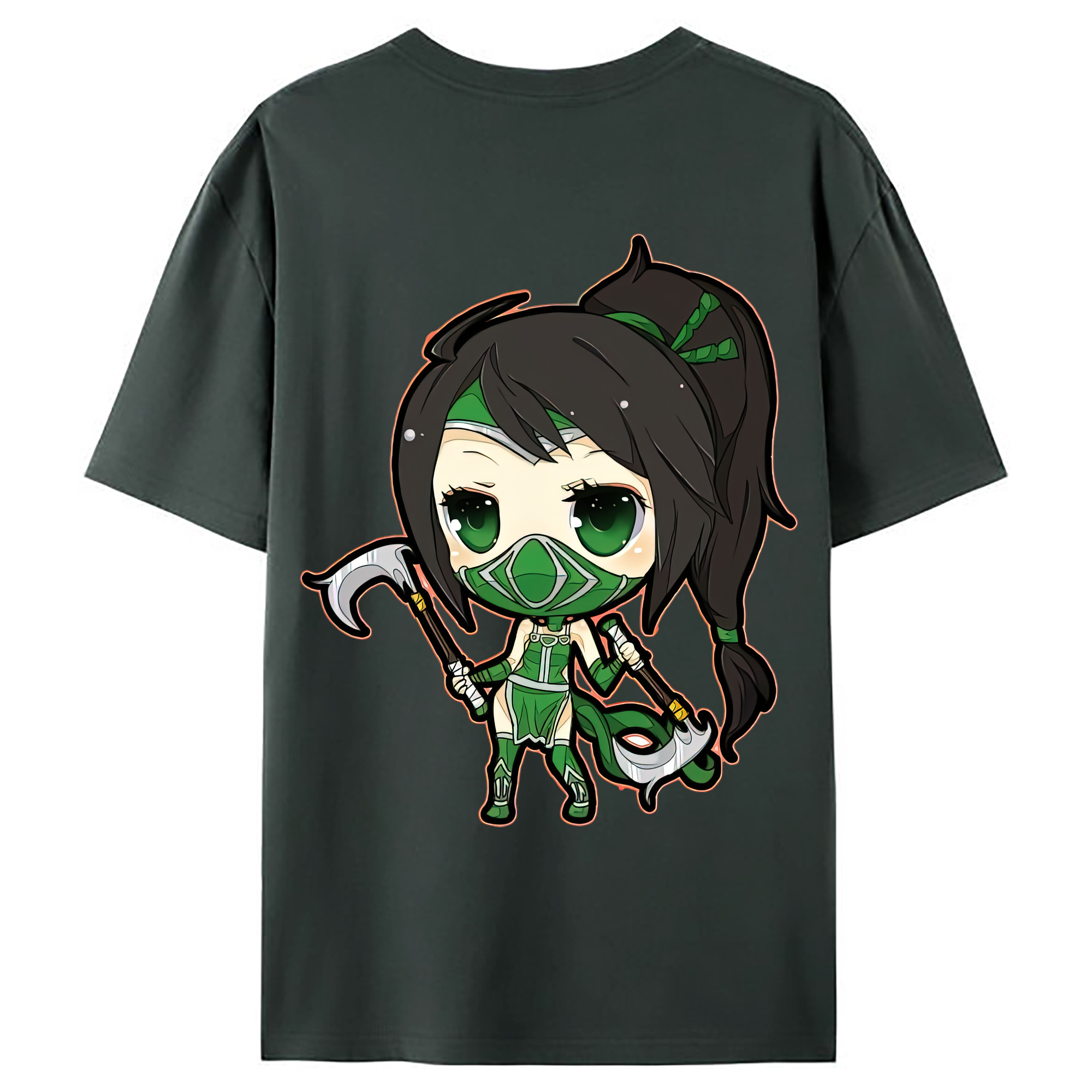（画像用） リーグ・オブ・レジェンド League of Legends LOL 綿100％ メンズ半袖Tシャツ（バックプリント） 通気性